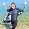 Ivana Ergić na Fly board-u u Srimi