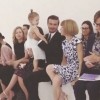 David i Harper Beckham i Anna Wintour