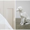 Pogledajte bijele životinjske skulpture Bena Fostera