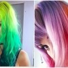 Kosa u trendi duginim i pastelnim bojama