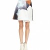 Phillip Lim Rounded Folded Floral Skirt