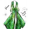 Jennifer Lopez Versace Grammys Dress