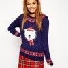 ASOS Christmas Sweater With Polar Bear