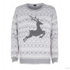 River Island Reindeer Fair Isle Christmas Sweater ($70.00)