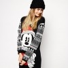 ASOS Sweater Dress in Christmas Mickey Mouse Fairisle Print