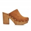 Topshop Smock Leather Mule Clogs