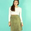 ASOS Marketplace Suede Skirt ($36)