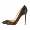 Christian Louboutin Pigalle Spiked Leather Pum