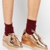 ALDO Quirta Rose Gold Flatform Shoes