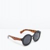 Zara Round Sunglasses Faux Tortoiseshell Arms 149.90 HRK