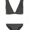 Zimmermann Trinity Wide Plunge Striped Bikini ($195)