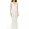 Monique Lhuillier Sylvie Cowl Neck Slip Gown