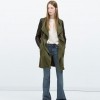 Zara Overcoat with faux leather sleeves (599.90 kn)