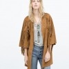 Zara Long Fringed Suede Jacket (1,999.00 HRK)