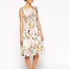 ASOS WEDDING Midi Floral Prom Dress