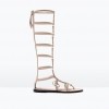 Zara Buckled leather gladiator sandals  (899.90 HRK)