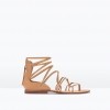 Zara Leather Roman sandals  (299.90 HRK)