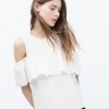 Zara Frilled T-shirt (149.90 HRK)