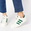 Adidas Originals Superstar 80s DLX White &amp;amp; Green Sneakers