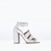 Zara Buckled mirror sandals with heel  (499.90 HRK)