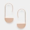 ASOS Limited Edition Semi Circle Through Earrings