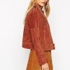 ASOS Western Jacket in Suede With Stitch Detail