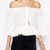 ASOS Off the Shoulder Folk Top ($31)