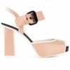 Pollini Chunky High Heel Sandals