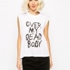 Cheap Monday Over My Dead Body Tank $36.00