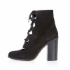 Topshop Magpie Ghillie Ankle Boots ($160)