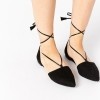 ASOS Lift Off Lace-Up Ballet Flats ($45)