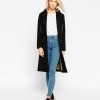 ASOS Coat With Raw Edge and Contrast Lining ($125)