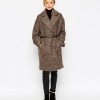 ASOS Coat in Cocoon Fit With Belt ($170)