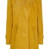 TOPSHOP UNIQUE David suede trench coat