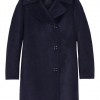 ACNE STUDIOS Era faux fur-trimmed wool-blend coat