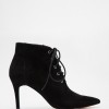 Faith Stuzt Black Lace Up Heeled Boots €66.18