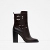 Zara LEATHER ANKLE BOOTS WITH METAL RINGS (799.90 HRK)