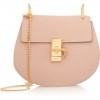 CHLOÉ Drew small textured-leather shoulder bag £921