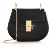 CHLOÉ Drew small textured-leather shoulder bag £921