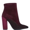 Giambattista Valli Suede Tricolor Booties ($895.00)