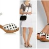 SOPHIA WEBSTER Ava Polka metallic leather sandals€350