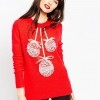 ASOS Christmas Jumper with Baubles €41.18