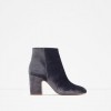 ZARA HIGH HEEL VELVET ANKLE BOOTS  399.90 HRK