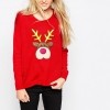 Brave Soul Reindeer Christmas Jumper €22.06