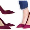 MANOLO BLAHNIK BB 105 dark purple suede pumps  £270.00