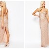 Amelia Rose All Over Embellished Cut Out Maxi Dress  €205.88