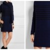 TOPSHOP UNIQUE Broadwick striped wool and cashmere-blend mini dress£185