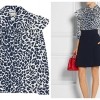 MIU MIU Ruffled leopard-print cotton-faille blouse