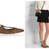 AQUAZZURA Christy leopard-print calf hair point-toe flats