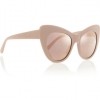 STELLA MCCARTNEY Cat-eye chain-embellished acetate mirrored sunglasses £205